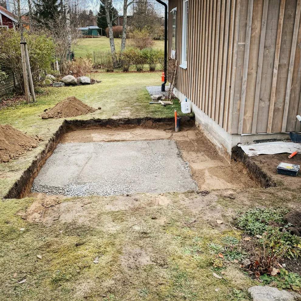 markarbete schaktning lomma skane